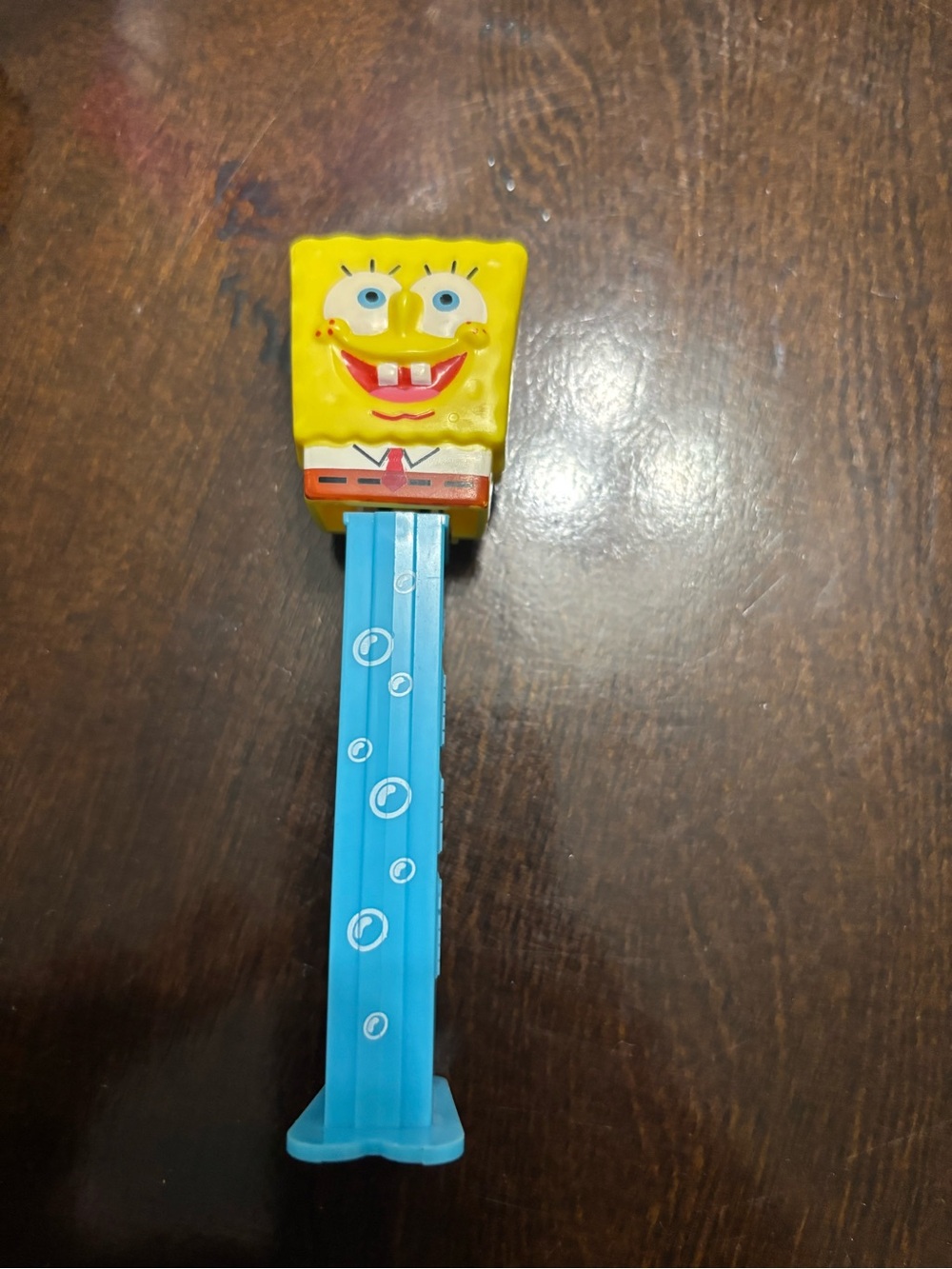 Sponge Character Yellow & Blue Candy Dispenser Toy